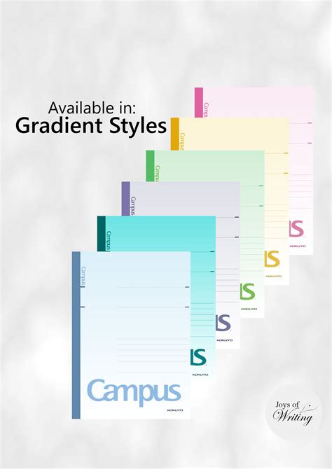 Kokuyo Campus Digital Notebook Style Template - Etsy