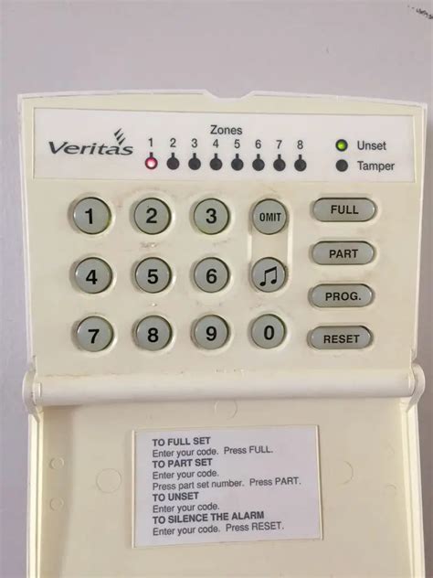 Veritas Alarm wont set | DIYnot Forums