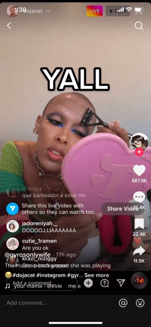 Doja Cat Shaved Her Head and Her Eyebrows on Instagram Live | StyleCaster