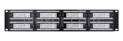 Cat5e Patch Panel, 2U 48 Port, Rack Mount - Nexer.com