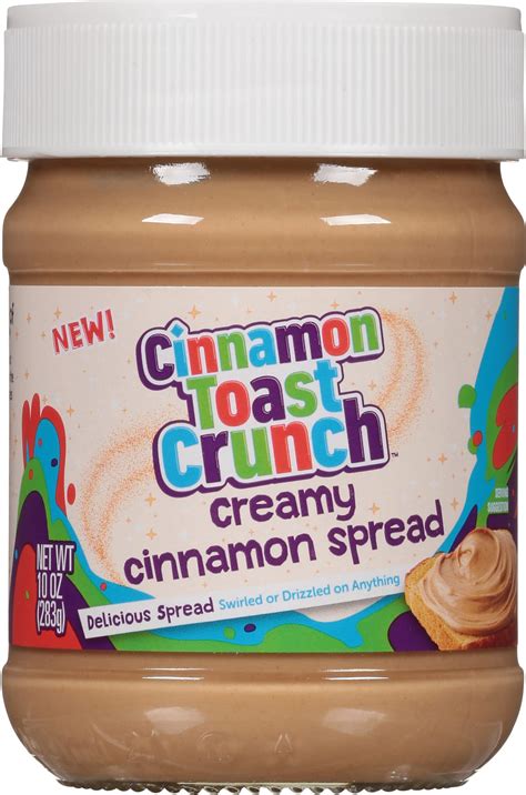 Cinnamon Toast Crunch Creamy Cinnamon Spread 10oz (Pack of 6) - Delicious Breakfast Spread