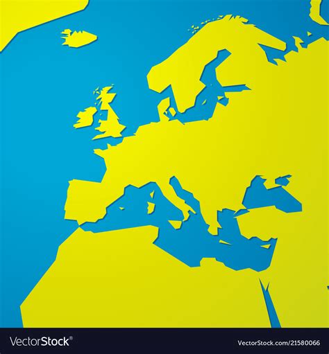 Simple Blank Map Of Europe