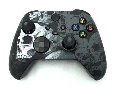 Custom Microsoft Xbox Series X Controller - Soft Touch Secluded Skulls