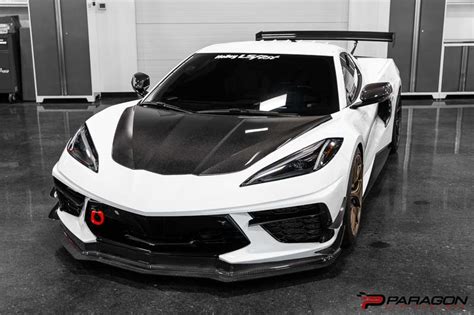 C8 Corvette Full Carbon Fiber Hood Replacement | Paragon Performance