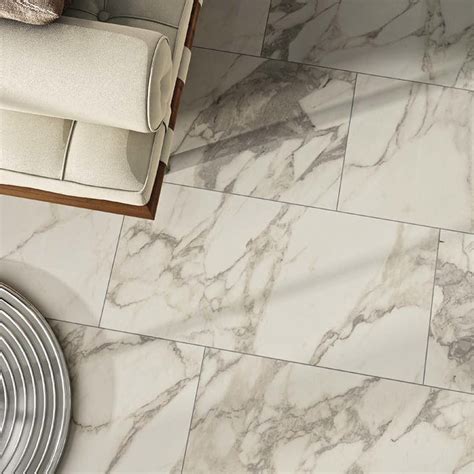 Carrara Marble Porcelain Tile Collection