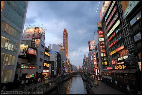 The evening scenery at Dotonbori, Osaka, Japan | My Eyes Through Photography