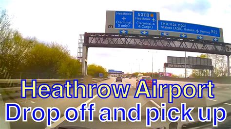 Heathrow | Terminal 5 | Pick up and drop off | M25 [4K] - YouTube