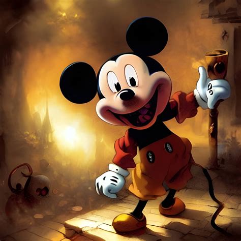 Anime Mickey Mouse Horror Fan Art 4 by MarkDeuce on DeviantArt