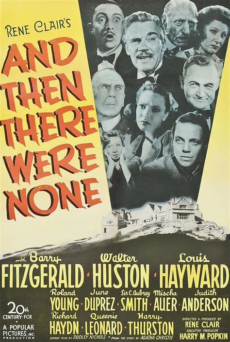 And Then There Were None (1945) - IMDb