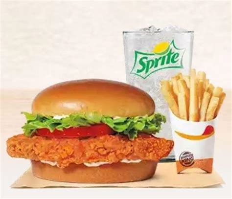 Burger King Spicy Crispy Chicken Sandwich Nutrition Facts