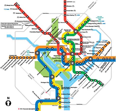 Orange Line Metro Map