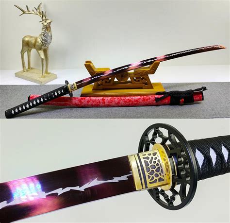 Purple Blade Handmade Katana Real Katana sharpenedsamurai - Etsy