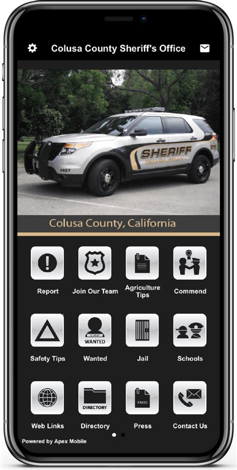 Colusa County Sheriff's Office - Apex Mobile