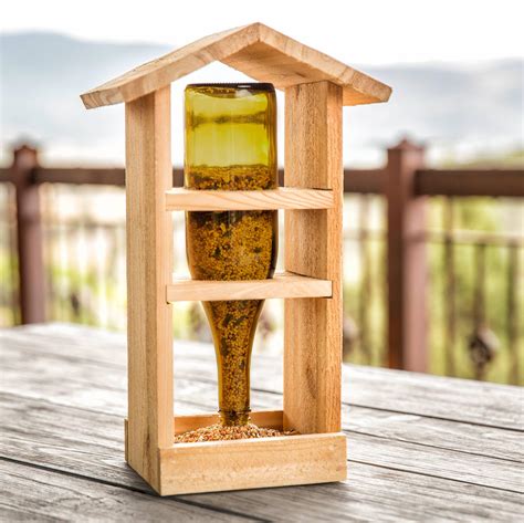 Homemade Wooden Bird Feeders