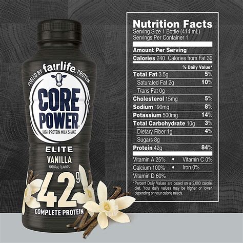 Core Power Elite High Protein Milk Shake 2 Flavor Pack (6 Bottles)