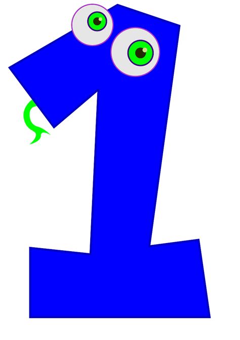 Number One Blue Clip Art at Clker.com - vector clip art online, royalty ...