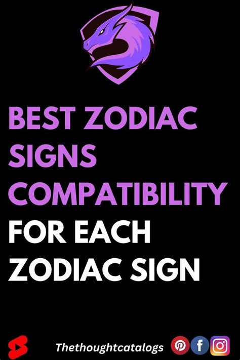 Best Zodiac Signs Compatibility For Each Zodiac Sign in 2023 ...