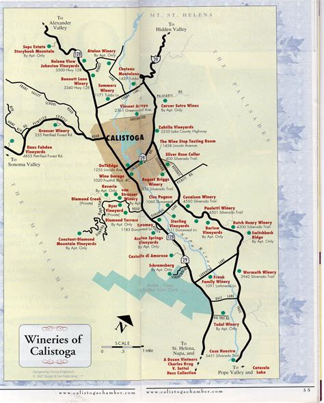 St Helena Winery Map - Living Room Design 2020