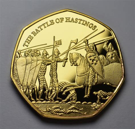 Pair of the Battle of Hastings Commemoratives in 50p Coin - Etsy