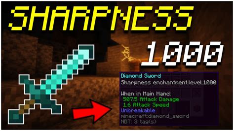 How To Get A Sharpness 1000 Sword In Minecraft 1.18 (2021)