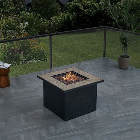 OVE Decors Pierce 34.65-in W 50000-BTU Dark Charcoal Tabletop Steel ...