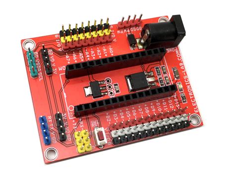 Expansion Shield – Breakout Board for Arduino Nano - Electronics-Lab.com