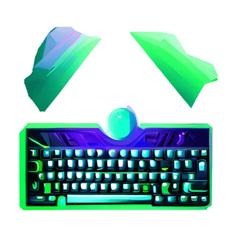 Futuristic Keyboard Graphic · Creative Fabrica