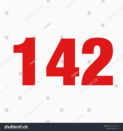 235 Number 142 Images, Stock Photos & Vectors | Shutterstock