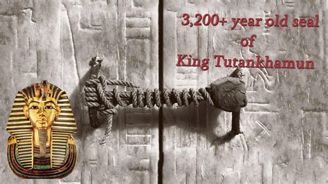 Brilliant or Bizarre - The unbroken seal on King Tutankhamun's tomb ...