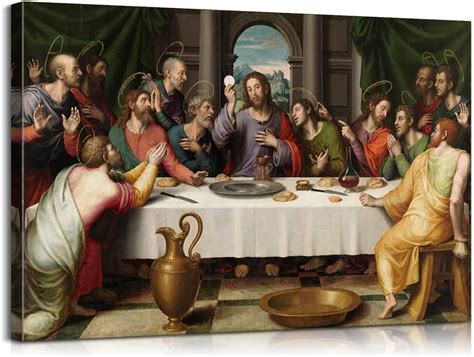 Jesus Christ, The Last Supper Painting By Giampietrino After Leonardo Da Vinci Fine Art America ...