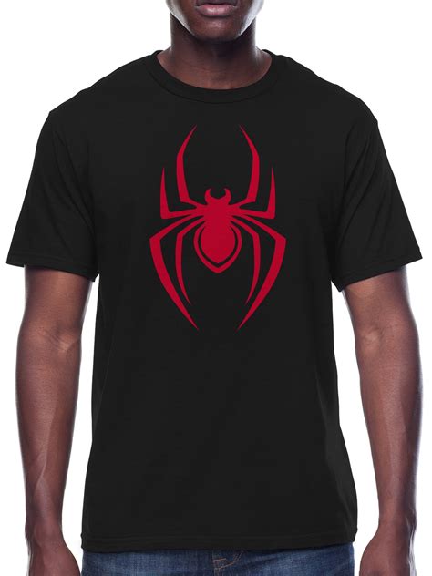 Marvel Miles Morales Spider Logo Men's Graphic T-Shirt, Sizes S-3XL ...