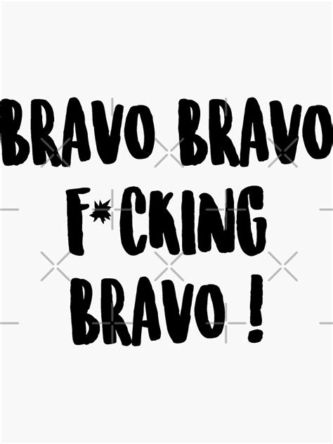 "Denise Richards Bravo Bravo" Sticker for Sale by HadjM | Redbubble