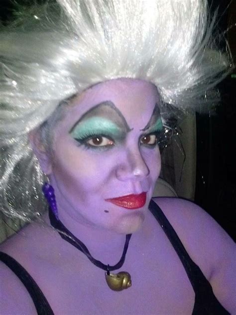 Awesome Ursula Halloween Makeup. Ursula DIY costume, the little mermaid, Sea Witch, | The little ...