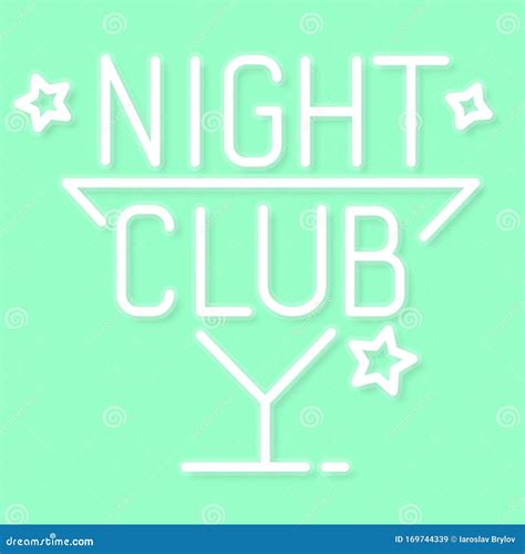 Night Club . City Sign Neon. Logo, Emblem Stock Vector - Illustration of concert, holiday: 169744339