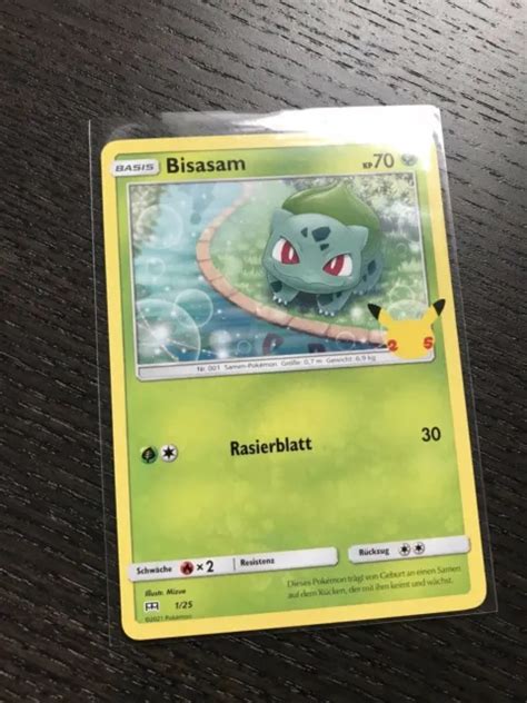 BISASAM MCDONALD'S POKEMON 25th Anniversary #1/25 Non Holo - German Birth £10.92 - PicClick UK