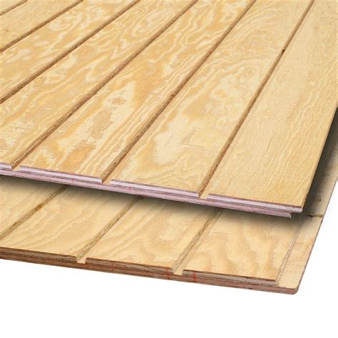 Unbranded 15/32 in. x 4 ft. x 8 ft. Plywood Siding Panel-399067 - The Home Depot