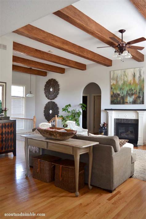 25+ Wonderful Ideas To Design Your Space With Exposed Wooden Beams