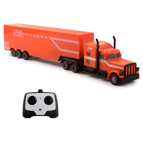 Large RC Semi Truck Trailer 18” 2.4Ghz Fast Speed 1:16 Scale Electric ...