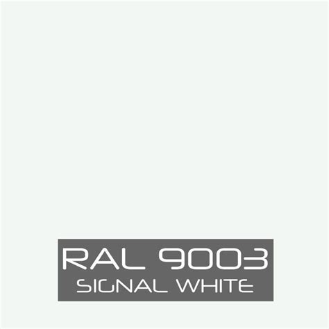 RAL 9003 Signaalwit | Powder coating, Ral colour chart, Paint colors for home