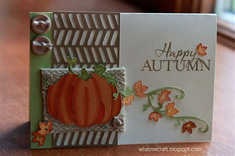 What Me Craft: Happy Autumn Card