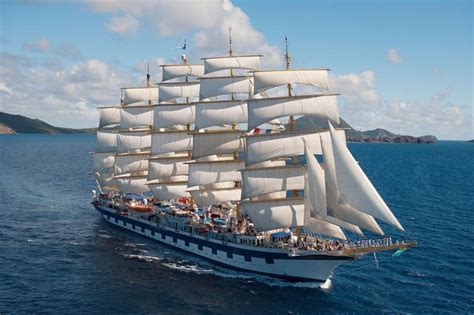 Five masted, 42 sail Royal Clipper is the largest full-rigged sailing ...