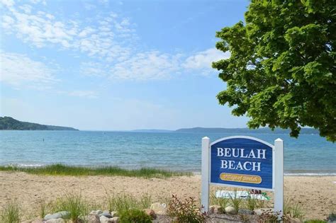 Crystal Lake, Beulah Beach ~ Village of Beulah | Beach village, Beulah ...