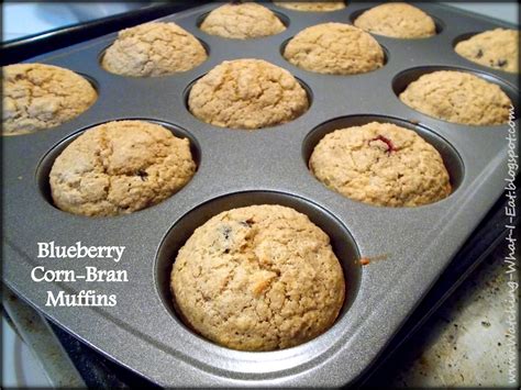 Watching What I Eat: Blueberry Corn-Bran Muffins ~ The 8-Week Cholesterol Cure Cookbook