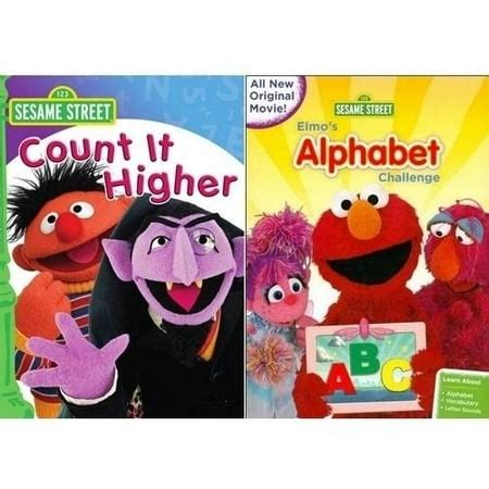 Elmo's Alphabet Challenge / Count it Higher: 2-Pack (Walmart Exclusive) - Walmart.com