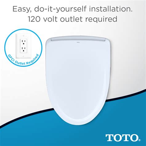 Toto Washlet S550e Elongated Electronic Classic Bidet Seat in Cotton ...