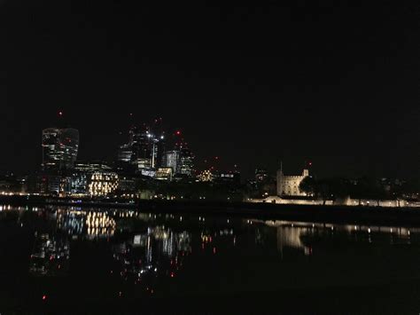 London at night (view from Tower Bridge) : r/london