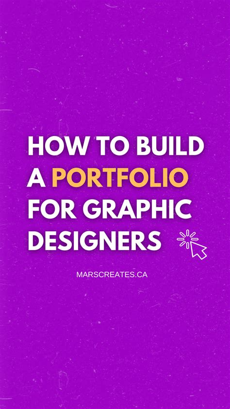 How To Build A Portfolio For Graphic Designers! | Graphic design portfolio, Portfolio design ...