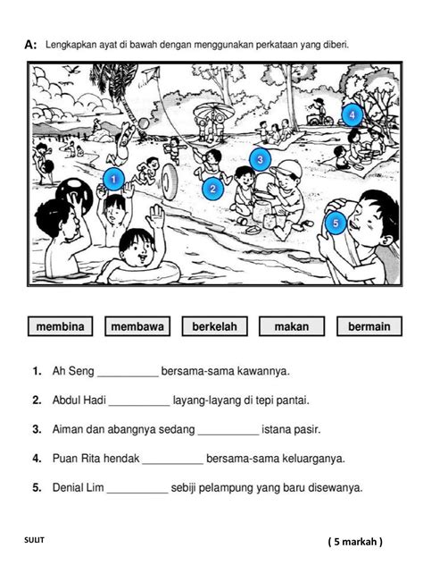 ️Primary 4 Malay Worksheets Free Download| Gambr.co