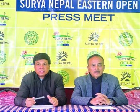Surya Nepal Eastern Open from Tuesday - The Himalayan Times - Nepal's No.1 English Daily ...