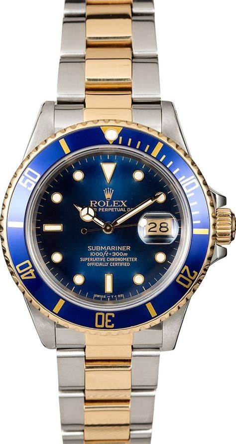 Rolex Blue Submariner 16613